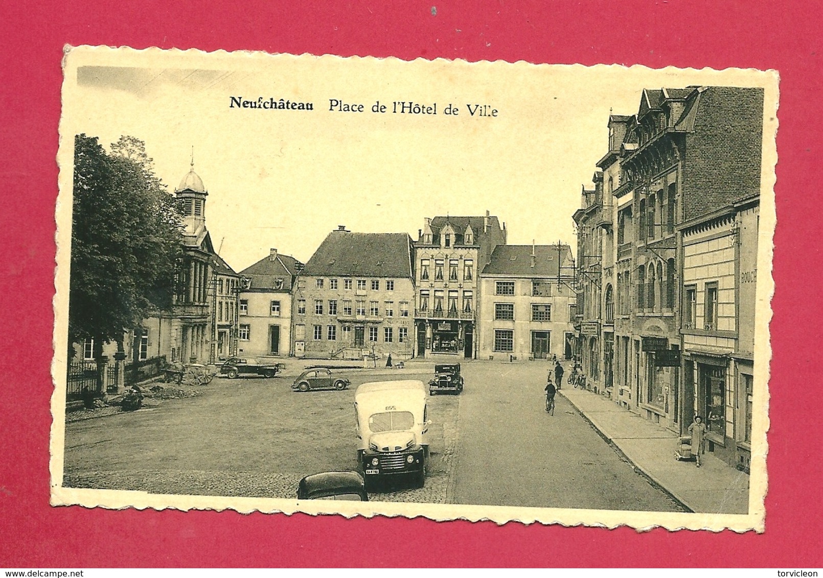 C.P. Neufchâteau = Place  De L'Hôtel  De Ville - Neufchâteau