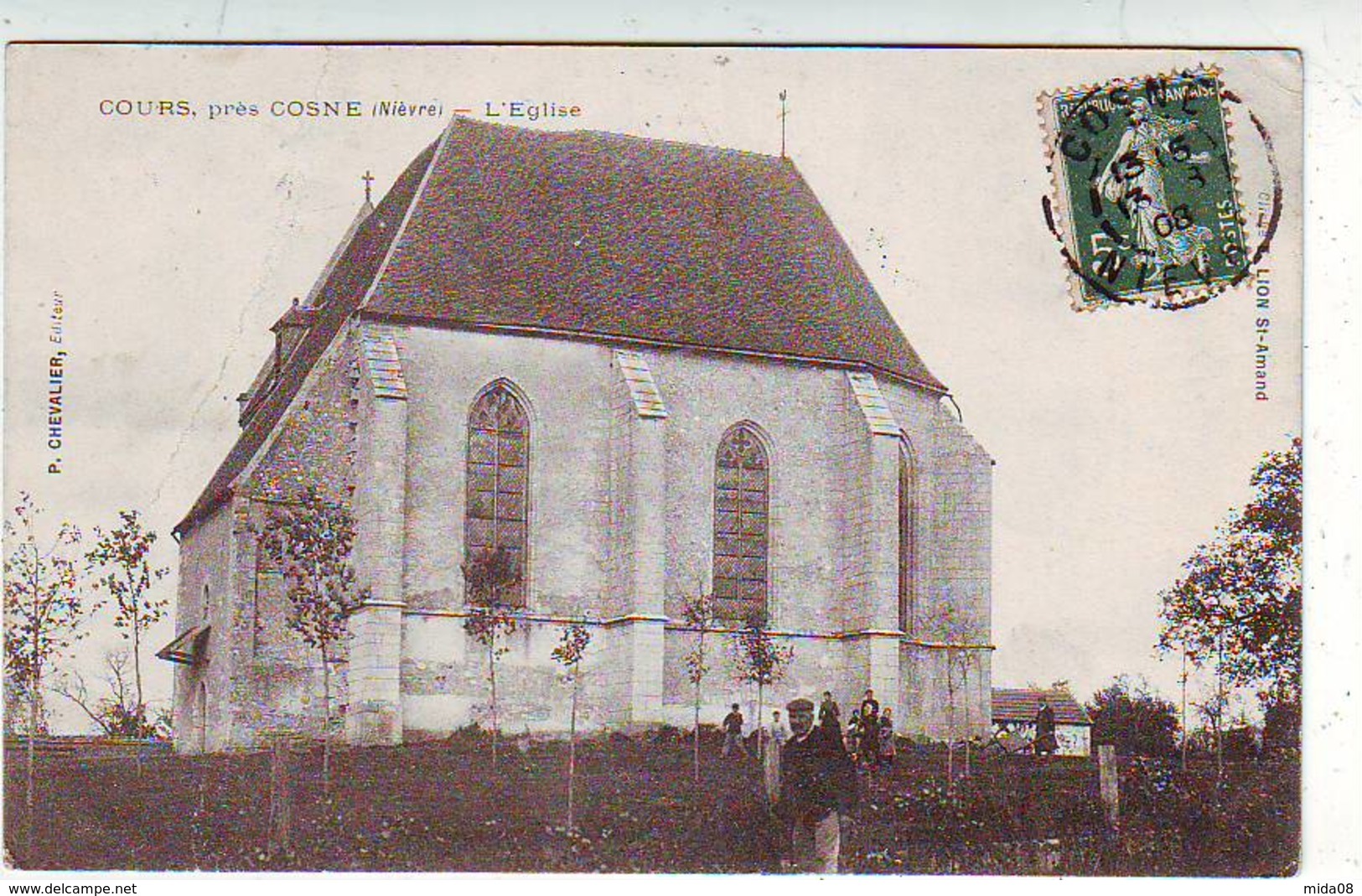 58. COURS Pres De COSNE . COSNE COURS SUR LOIRE . L'EGLISE . Editeur CHEVALIER - Cosne Cours Sur Loire