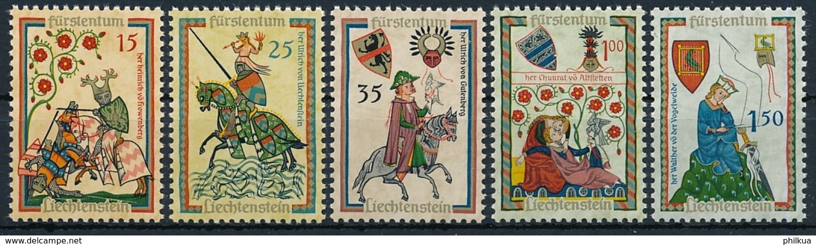 Lichtenstein - Pferde - Chevaux - Horses - Cavalli - Einwandfrei Postfrisch/** - MNH - Horses