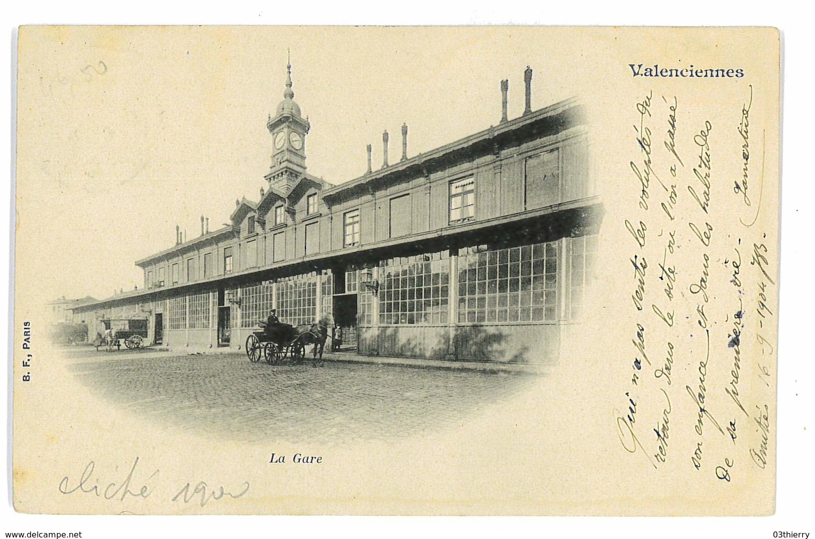 CPA 59 VALENCIENNES LA GARE - Valenciennes