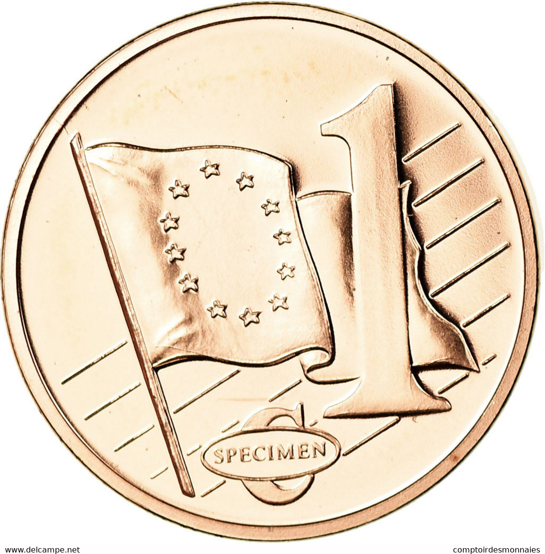 Estonia, Euro Cent, 2003, Unofficial Private Coin, SPL, Copper Plated Steel - Privéproeven