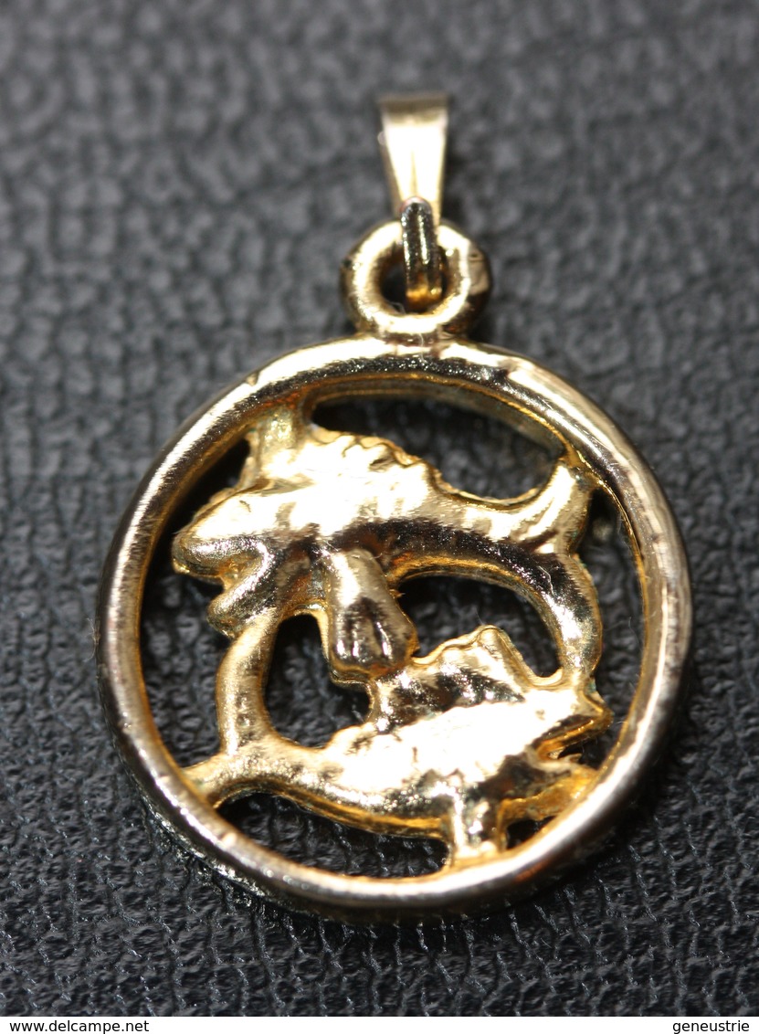 Médaille Pendentif " Signe Du Zodiaque Du Poisson " Zodiac Medal - Godsdienst & Esoterisme