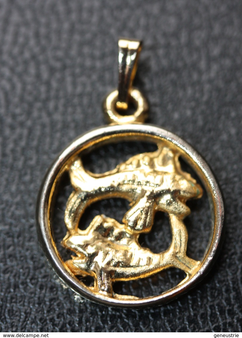 Médaille Pendentif " Signe Du Zodiaque Du Poisson " Zodiac Medal - Godsdienst & Esoterisme