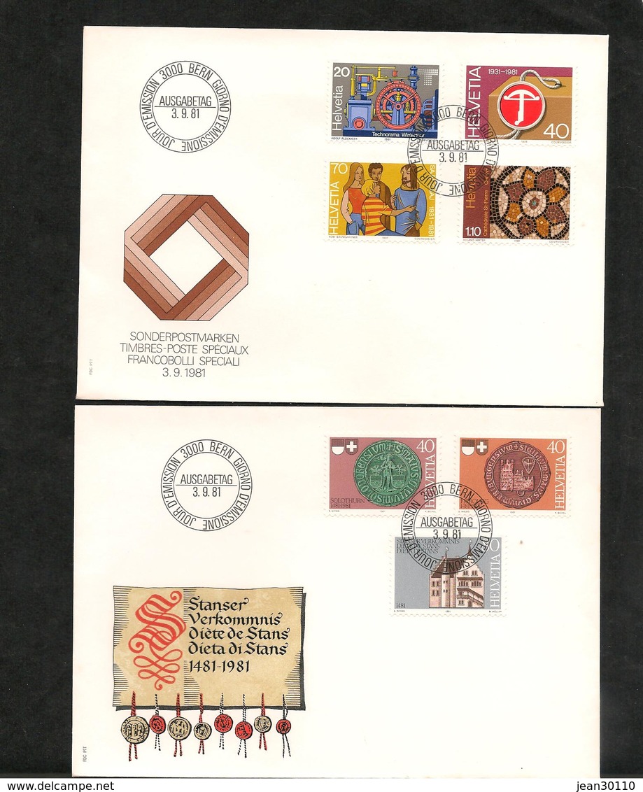 ANNÉE 1981 : 6 ENVELOPPES - Franking Machines (EMA)