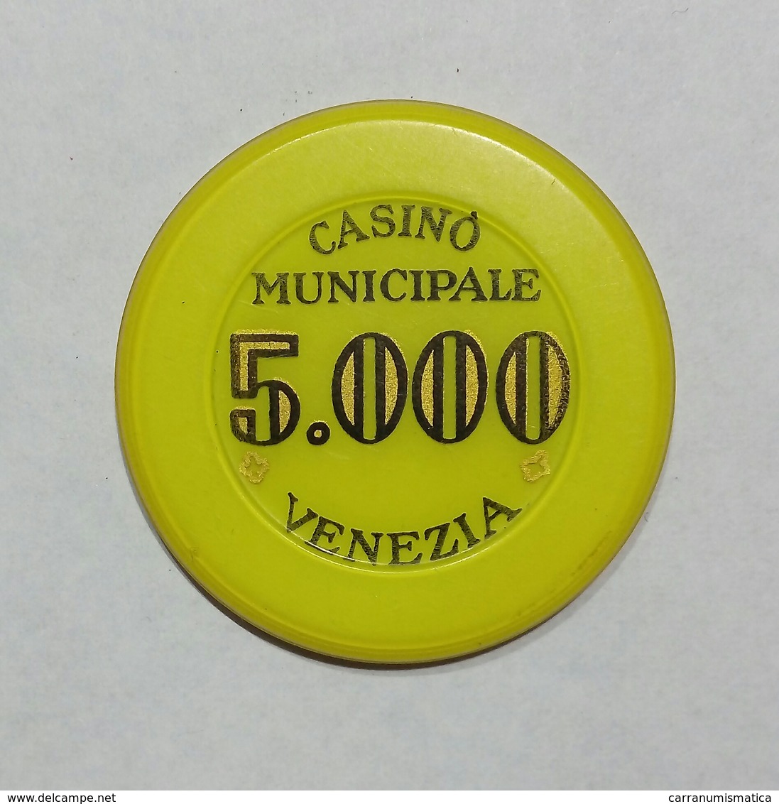 VENEZIA - Casinò MUNICIPALE Di VENEZIA - CHIP / FICHE / TOKEN Da 5000 - Casino