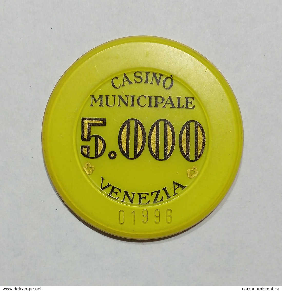 VENEZIA - Casinò MUNICIPALE Di VENEZIA - CHIP / FICHE / TOKEN Da 5000 - Casino