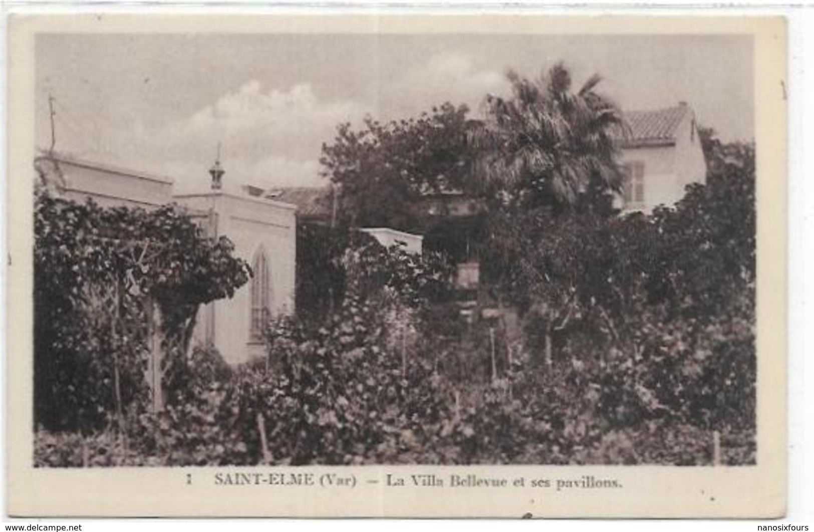 83.  LA SEYNE SUR MER.   LES SABLETTES .ST ELME.  LA VILLA BELLEVUE ET SES PAVILLONS - La Seyne-sur-Mer