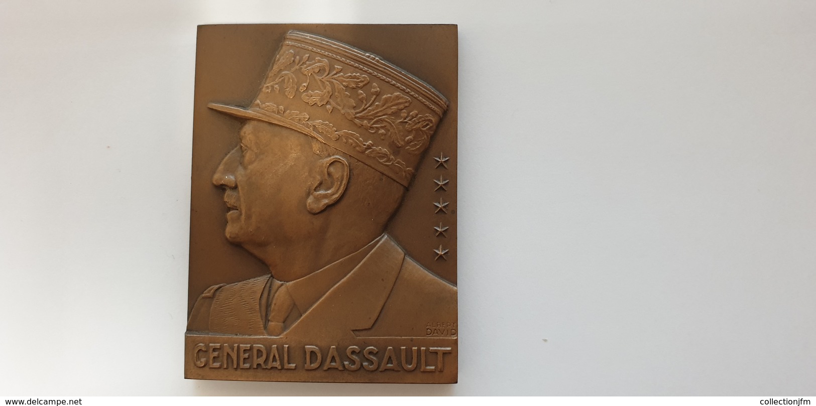 MEDAILLE / PLAQUE BRONZE GAL DASSAULT - Andere & Zonder Classificatie