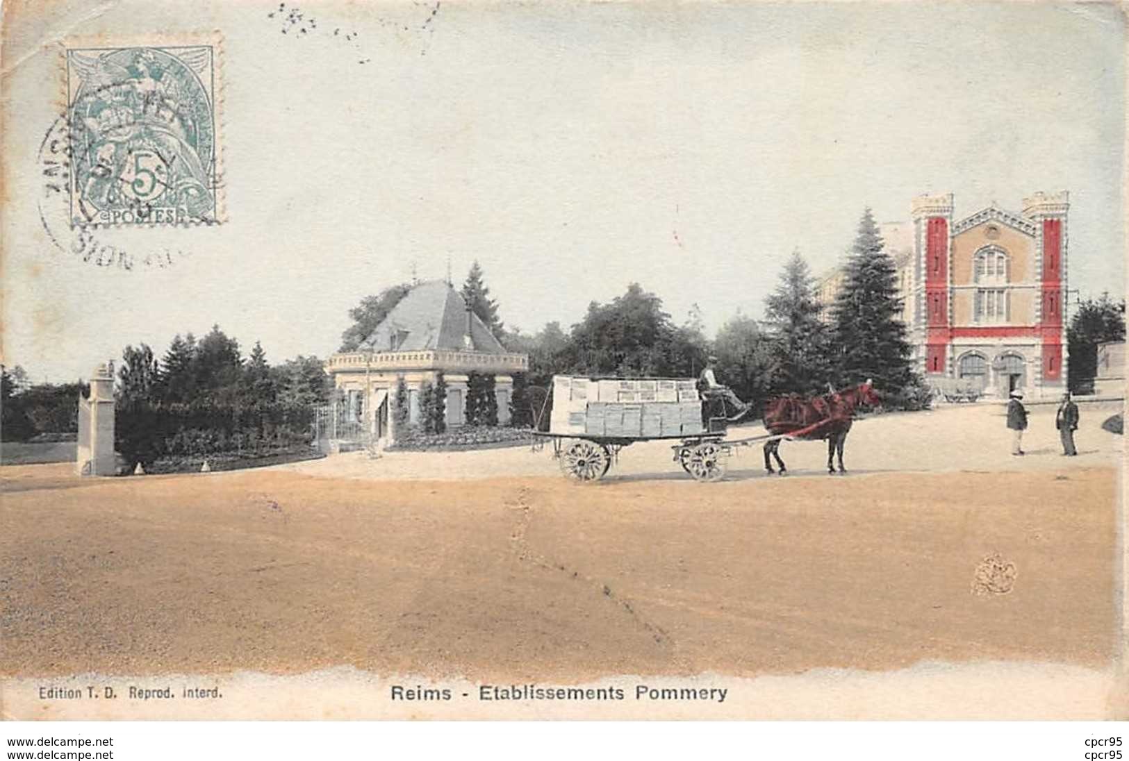 51. N° 103540 .reims .etablissement Pommery . - Reims