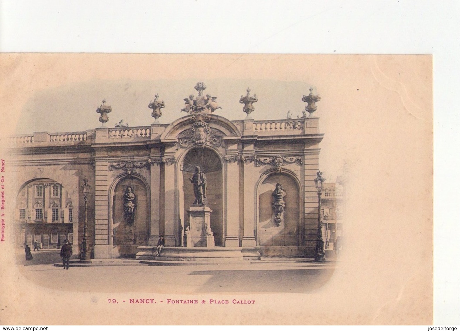 CPA  54 - 29 - NANCY - FONTAINE ET PLACE CALLOT  - N° 79 - - Nancy