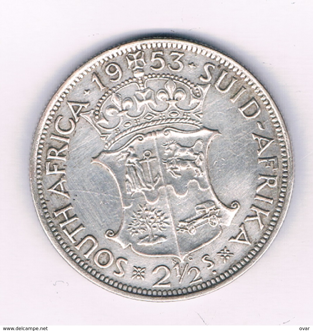 2 1/2 SHILLINGS 1953 ZUID AFRICA /1603/ - Zuid-Afrika