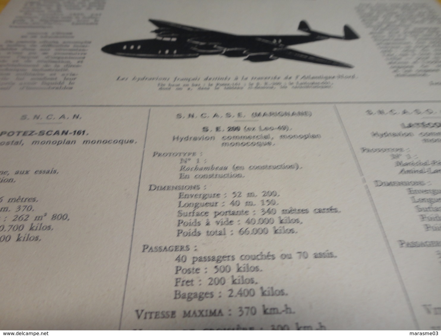 DOCUMENT  -  OU EN EST L'AVIATION FRANCAISE EN 1942 - Schrijfbenodigdheden