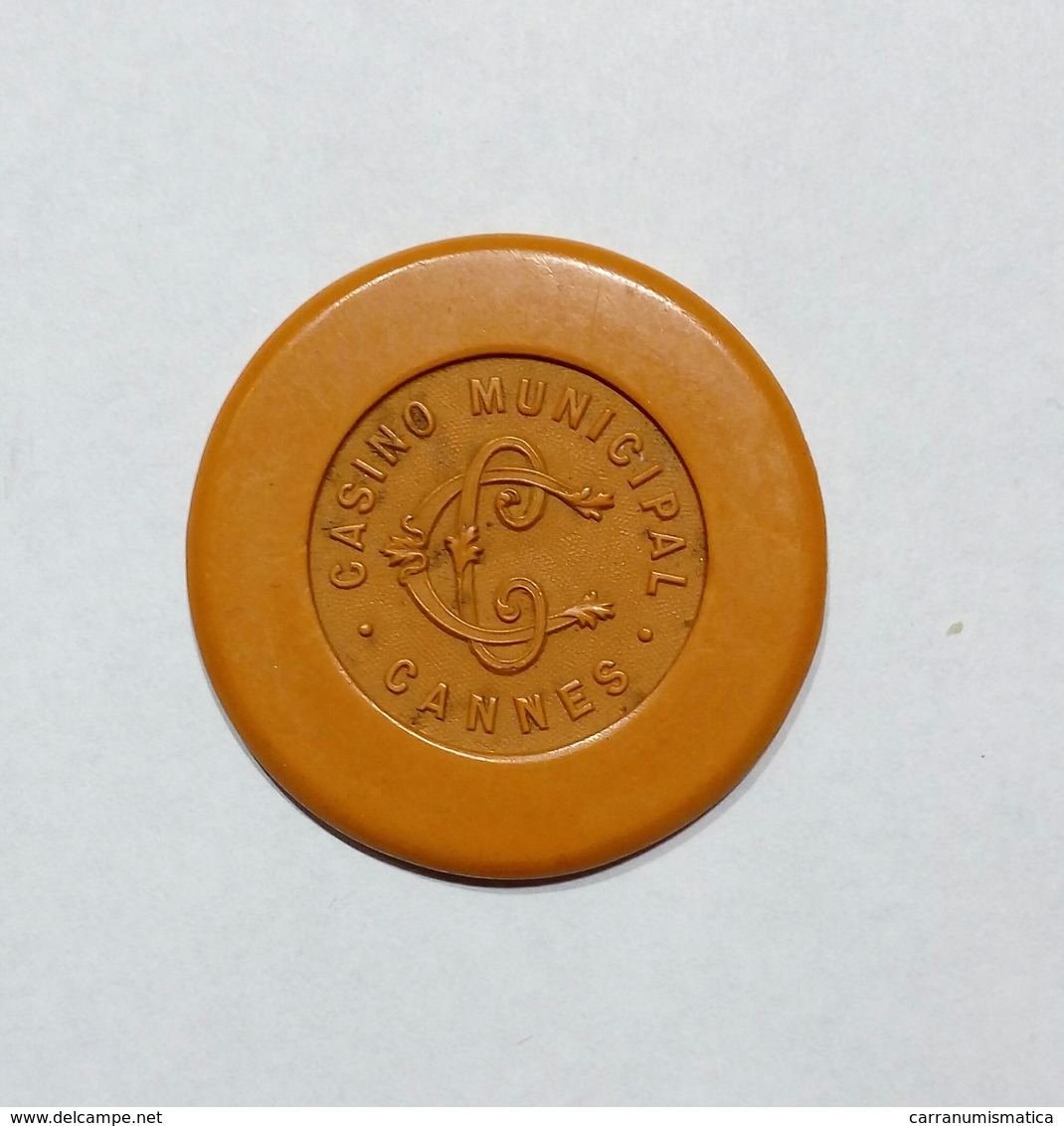 FRANCIA / FRANCE - CANNES - Casinò MUNICIPAL - CHIP / FICHE / TOKEN Da 100 - Casino