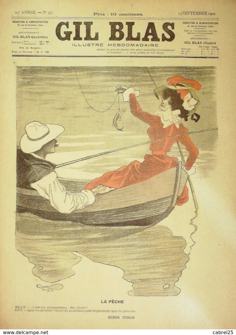 GIL BLAS-1901/37-O'KUN-L.TORTOLIS-POULBOT - Magazines - Before 1900