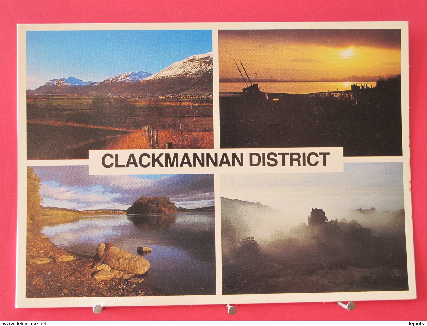 Visuel Très Peu Courant - Ecosse - Clackmannan District - Recto Verso - Clackmannanshire