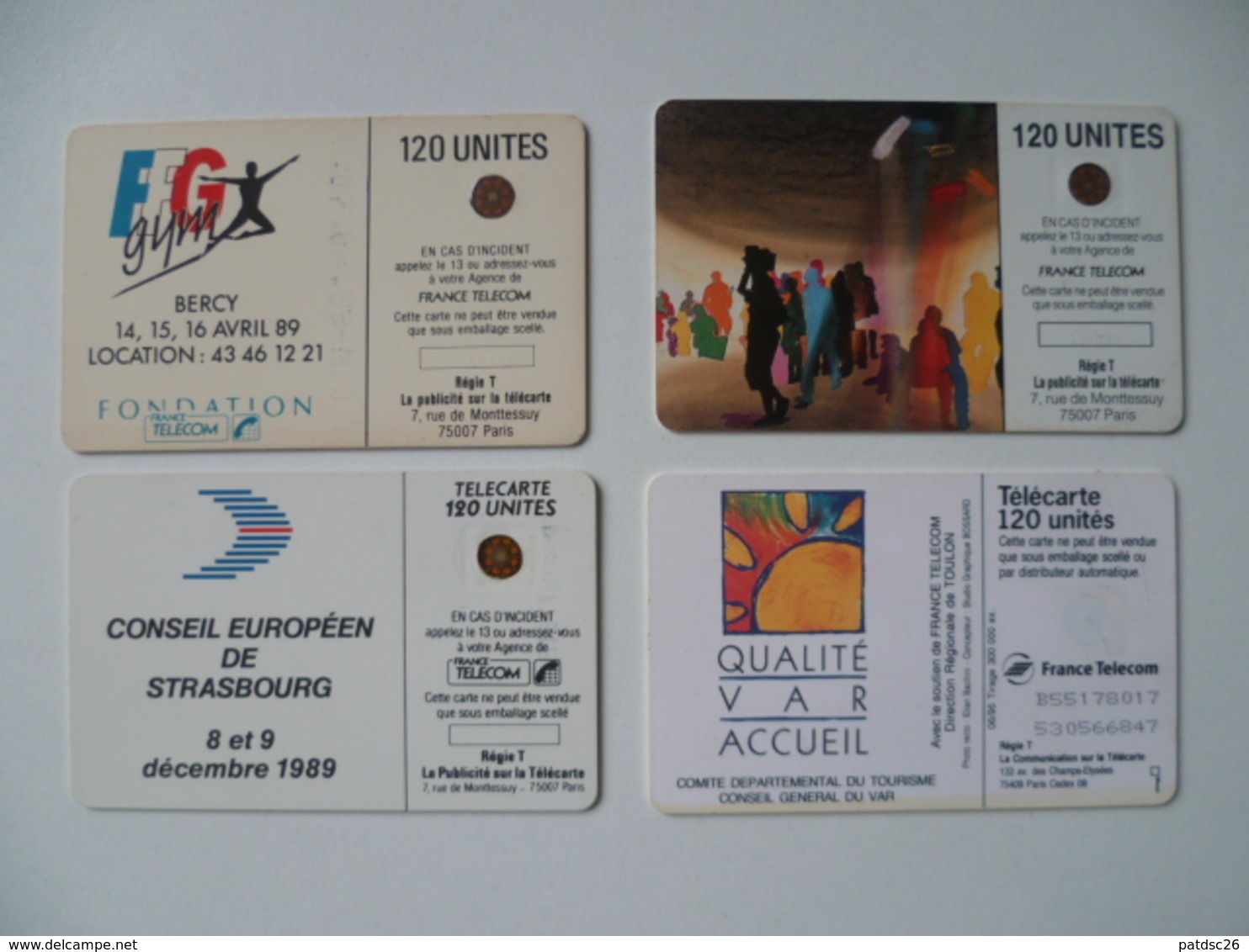 LOT DE 14 TELECARTES