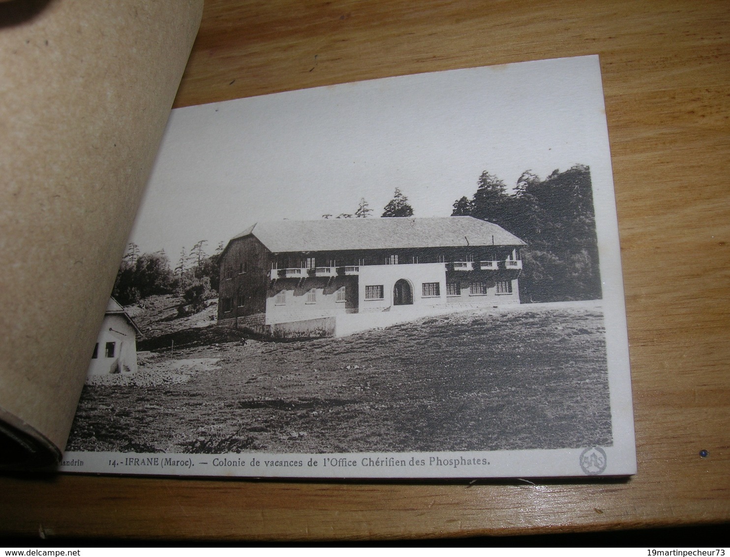 Superbe Carnet 25 Cpa 9x14 Maroc Ifrane La Piscine Plusieurs Hotel La Poste Cafe Colonie Le Restaurant Bon Etat - Other & Unclassified