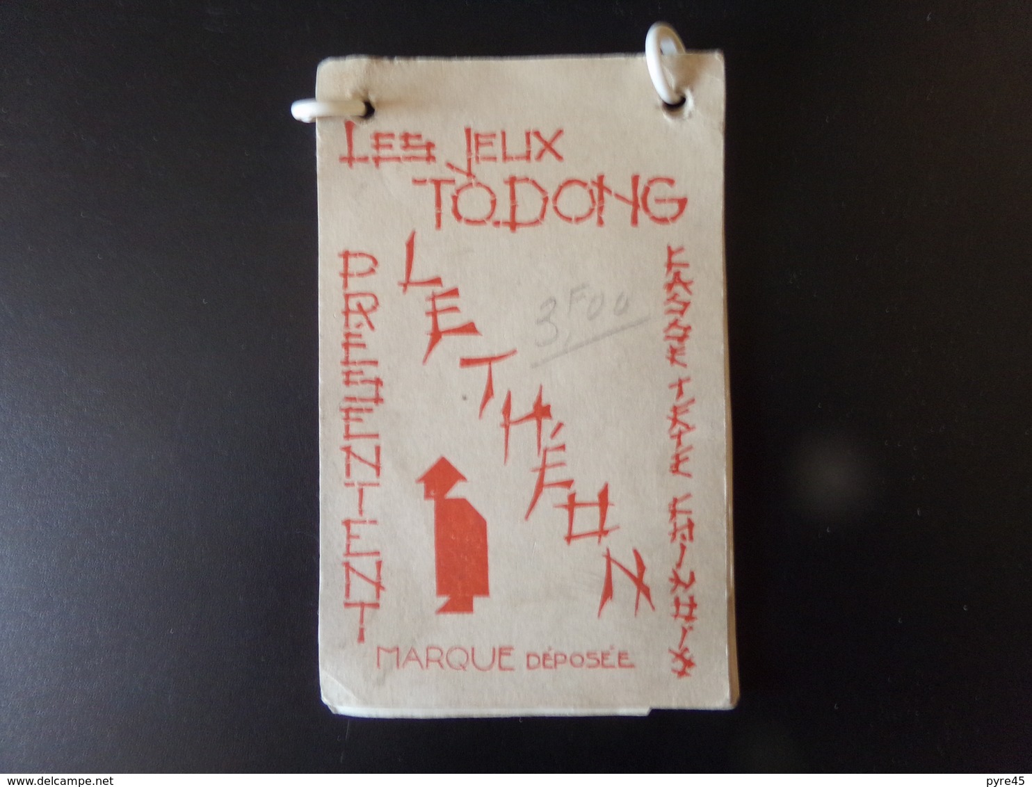 Les Jeux Todong ( Puzzle Chinois ) Carnet N° 1 Sans Les éléments - Autres & Non Classés