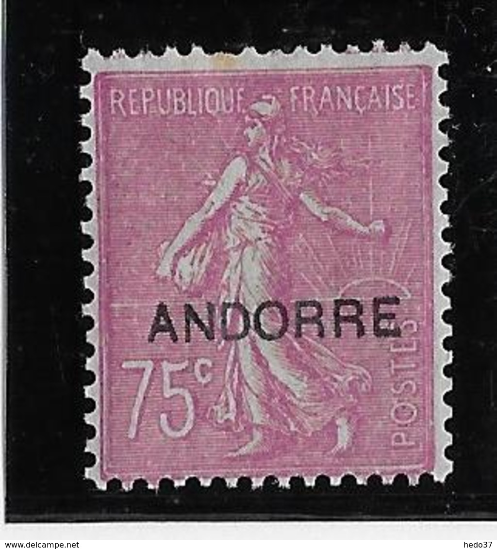 Andorre N°17 - Neuf * Avec Charnière - B/TB - Neufs