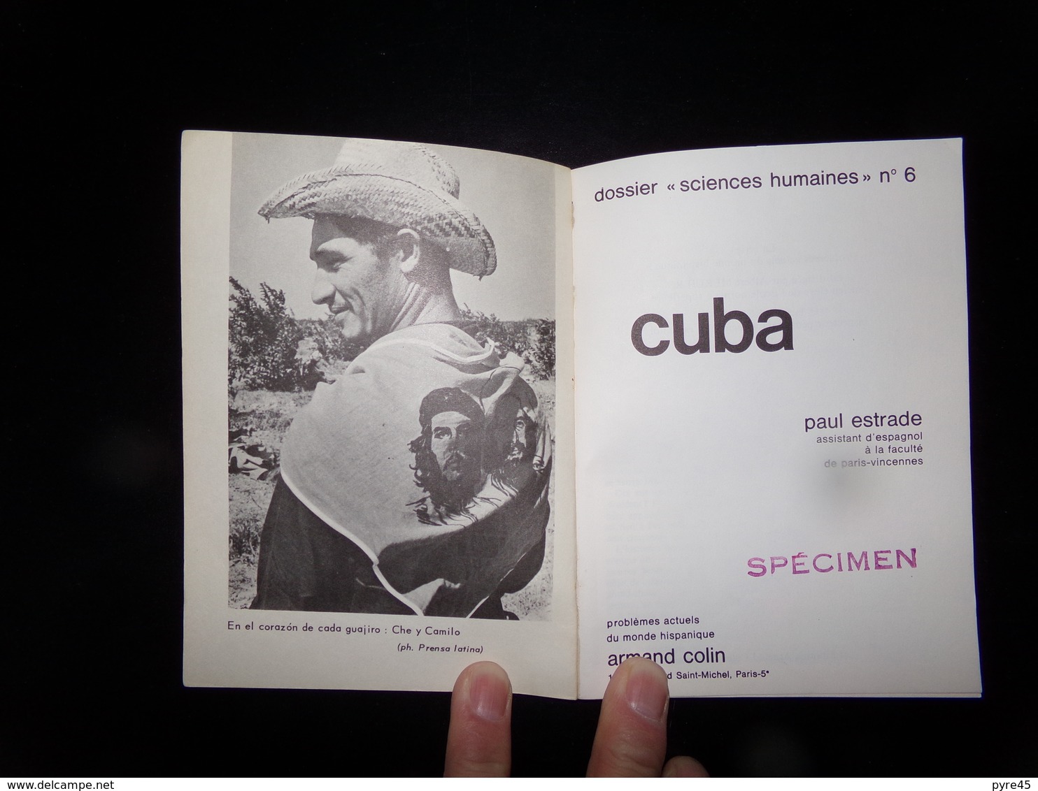 Cuba Par Estrade Sciences Humaines N° 6, 1969, 64 Pages - Cultura