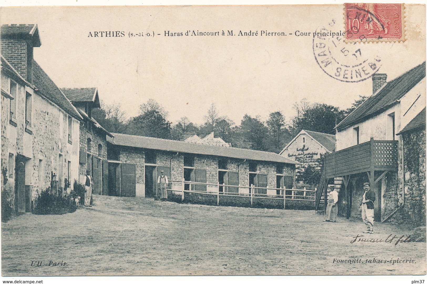 ARTHIES - Haras D'Aincourt à M. André Pierron - Arthies