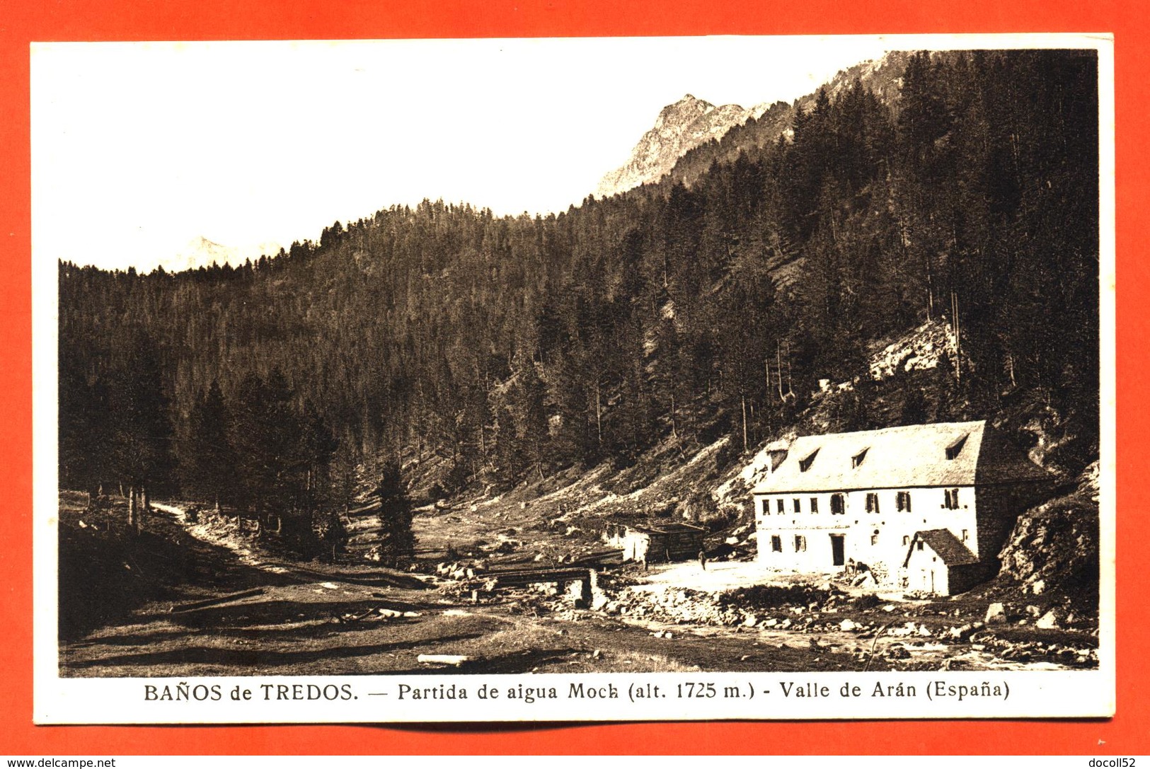 CPA Espagne Banos De Tredos " Partida De Aigua Moch - Valle De Aran " - Other & Unclassified