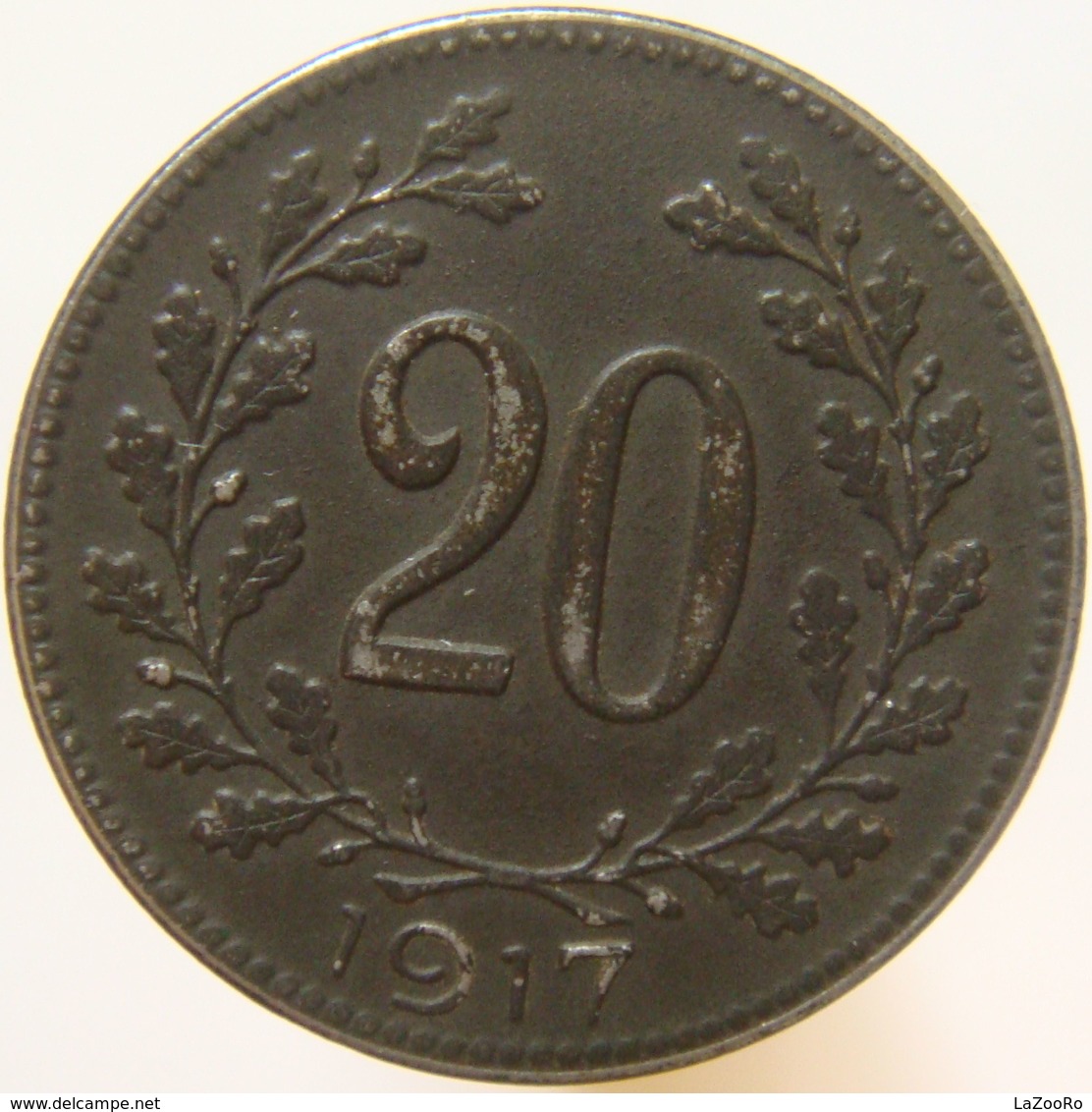 LaZooRo: Austria 20 Heller 1917 XF / UNC - Autriche