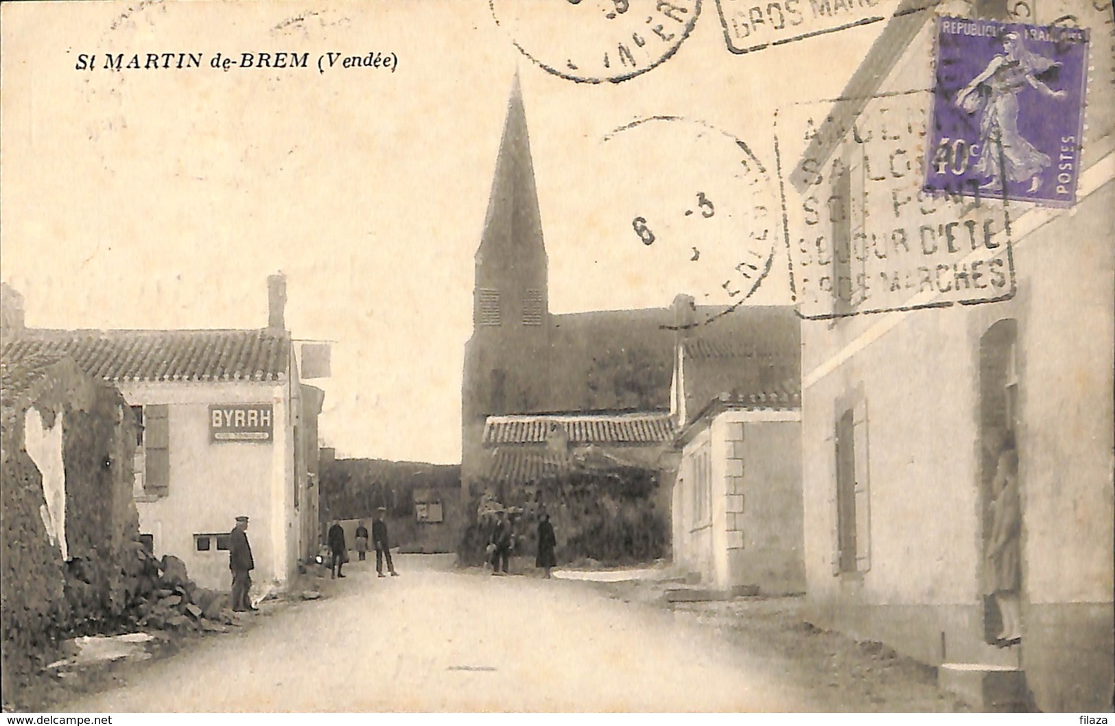 85 - Vendée - St Martin De Brem - L'Eglise  (0450) - Andere & Zonder Classificatie