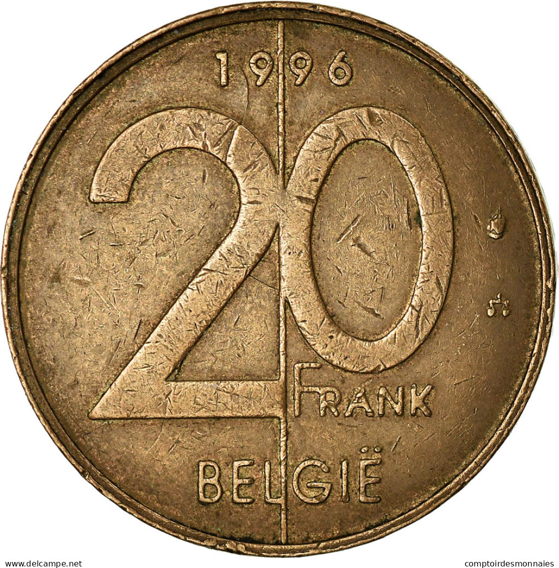 Monnaie, Belgique, Albert II, 20 Francs, 20 Frank, 1996, Bruxelles, TB+ - 20 Frank