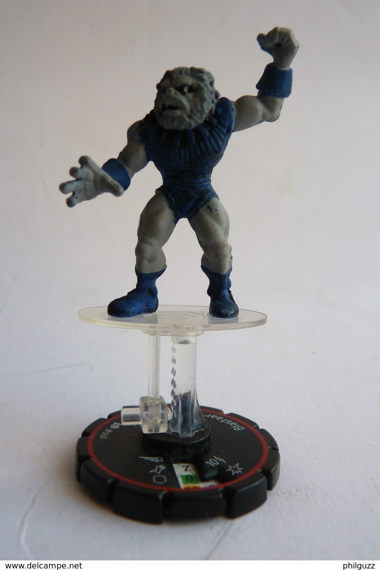 FIGURINE HEROCLIX MARVEL CLOBBERIN TIME BLASTAAR Rareté 4 Socle Rouge (2) - Gli Eroi Della Marvel