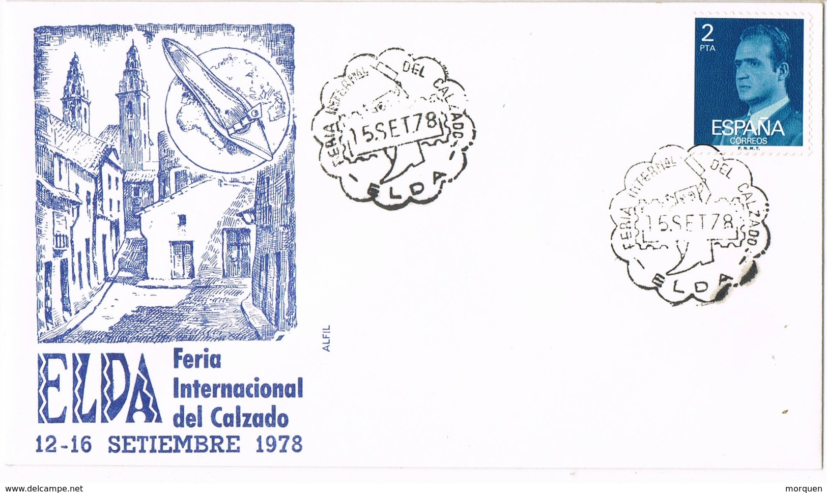 35932. Carta ELDA (Castellon) 1978. Feria Internacional Del Calzado - Cartas & Documentos