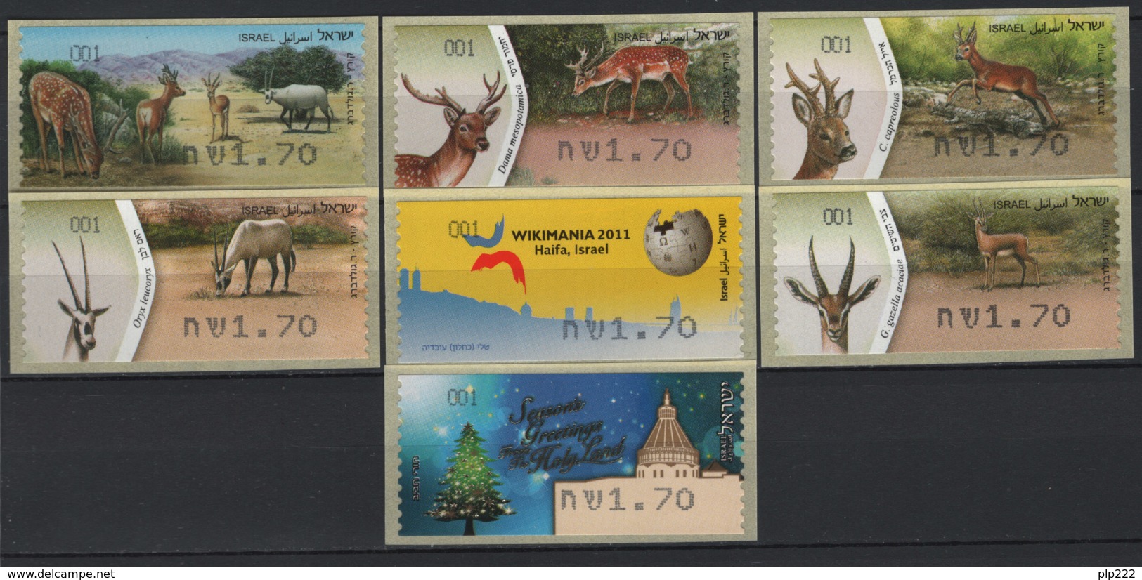 Israele 2011 Automated Stamps 7 Val. **/MNH VF - Automatenmarken (Frama)