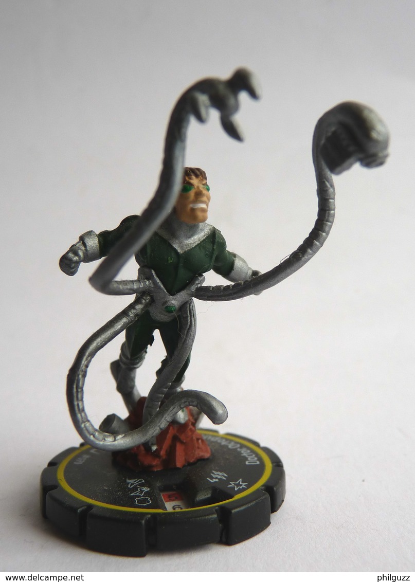 FIGURINE HEROCLIX MARVEL  DOCTOR DR OCTOPUS DOCTEUR Jaune Rareté 2 Socle JAUNE - Gli Eroi Della Marvel