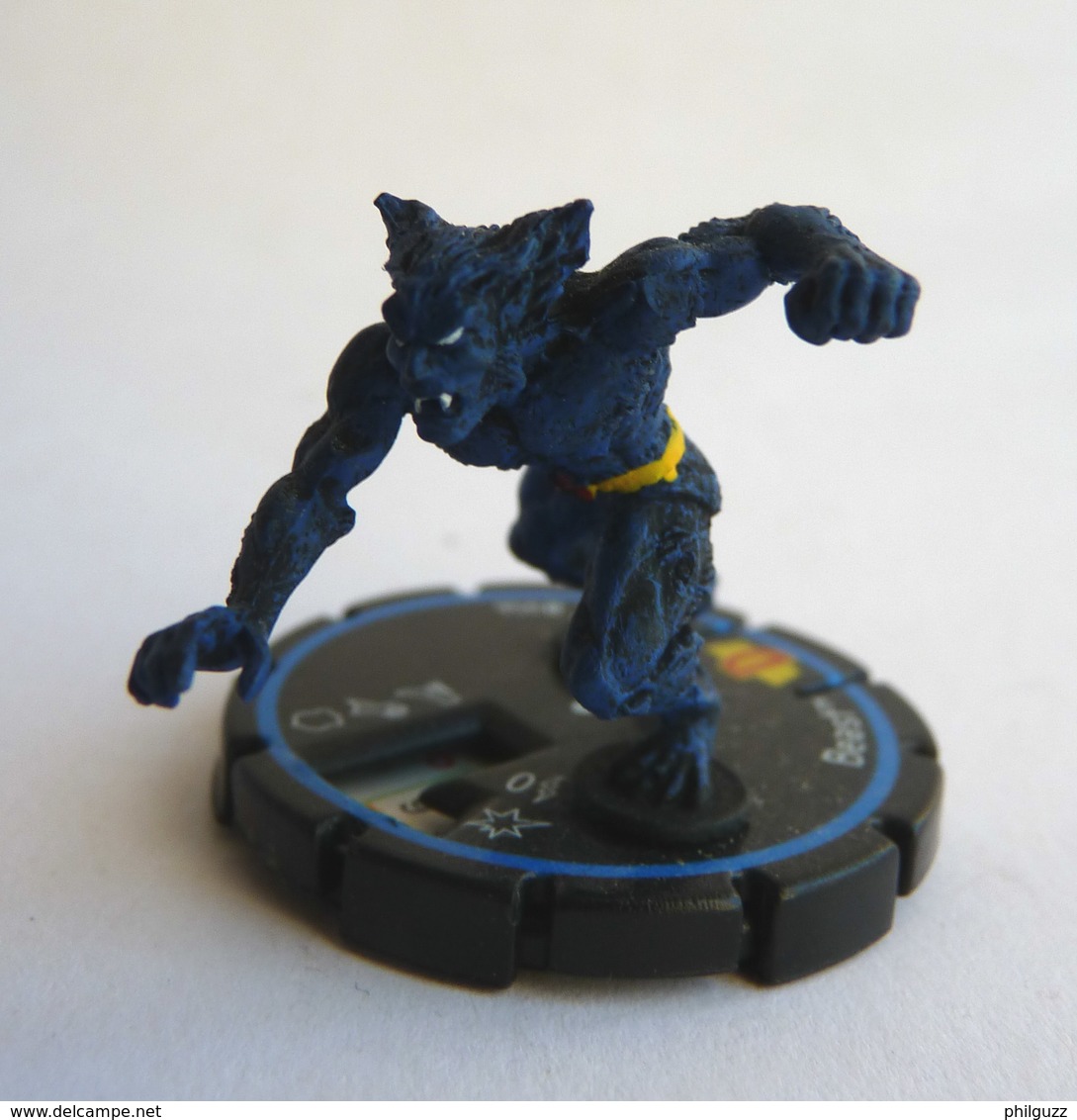 FIGURINE HEROCLIX MARVEL  BEAST Rareté 3 Socle BLEU - Gli Eroi Della Marvel