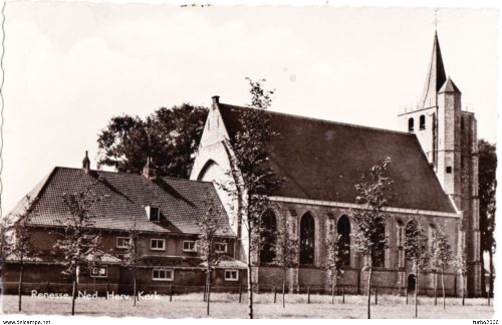 1962 Renesse N.H. Kerk Z/W Gelopen Naar Eindhoven - Renesse