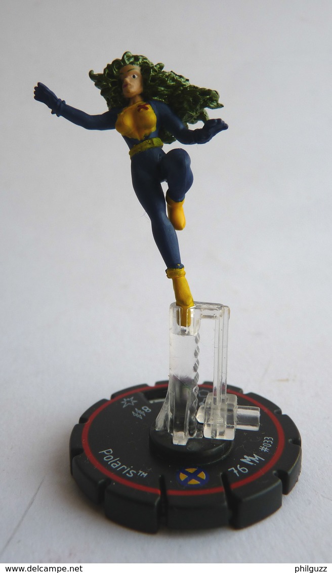 FIGURINE HEROCLIX MARVEL POLARIS Rareté 4 Socle ROUGE - Marvel Heroes