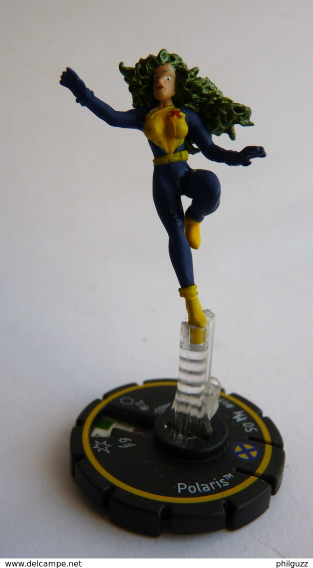 FIGURINE HEROCLIX MARVEL POLARIS Rareté 2 Socle JAUNE (1) - Marvel Heroes