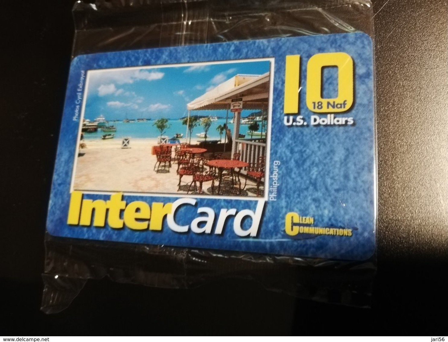 Phonecard St Martin DUTCH INTERCARD/CLEAN COMMUNICATIONS $10,- MINT  NO 7  ** 096 ** - Antillas (Nerlandesas)