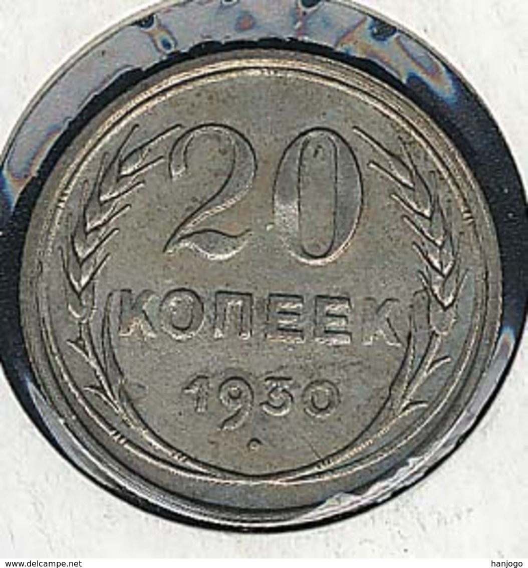 Russland, 20 Kopeks 1930, Silber - Russie