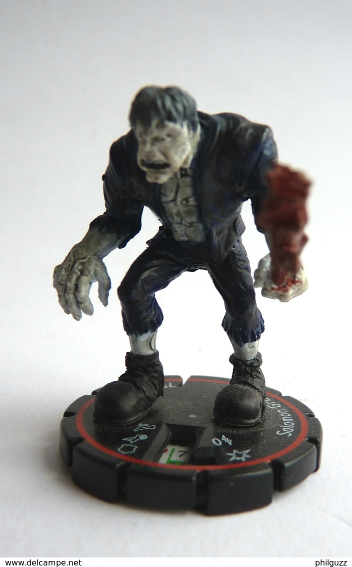 FIGURINE HEROCLIX DC SOLOMON GRUNDY  Rareté 4 Socle ROUGE - Marvel Heroes