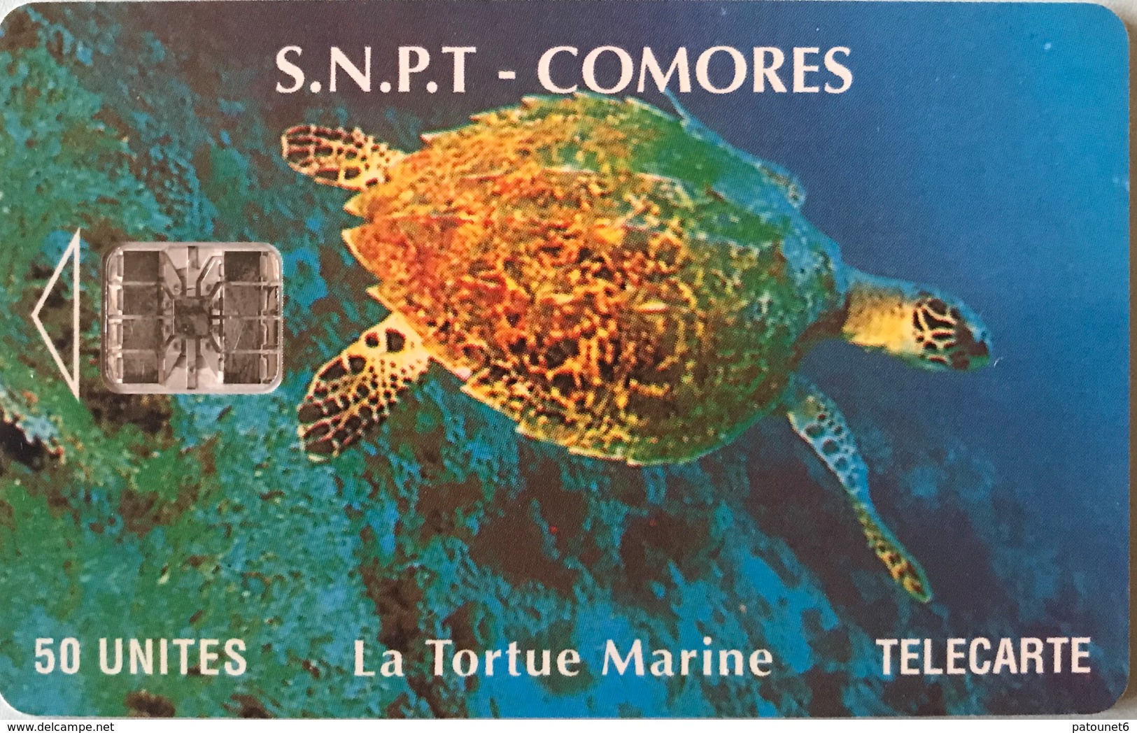 COMORES  -  Chip Card  -  SNPT Des Comores  -  SC7  - 50 Unités - Comoros