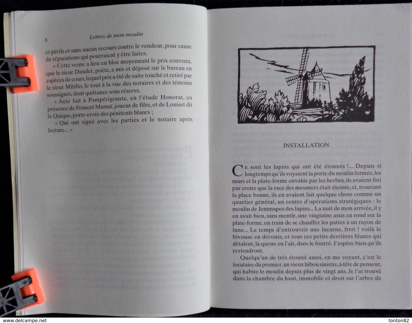 Alphonse Daudet - Lettres De Mon Moulin - Éditions Aubéron - ( 2007 ) . - Auteurs Classiques