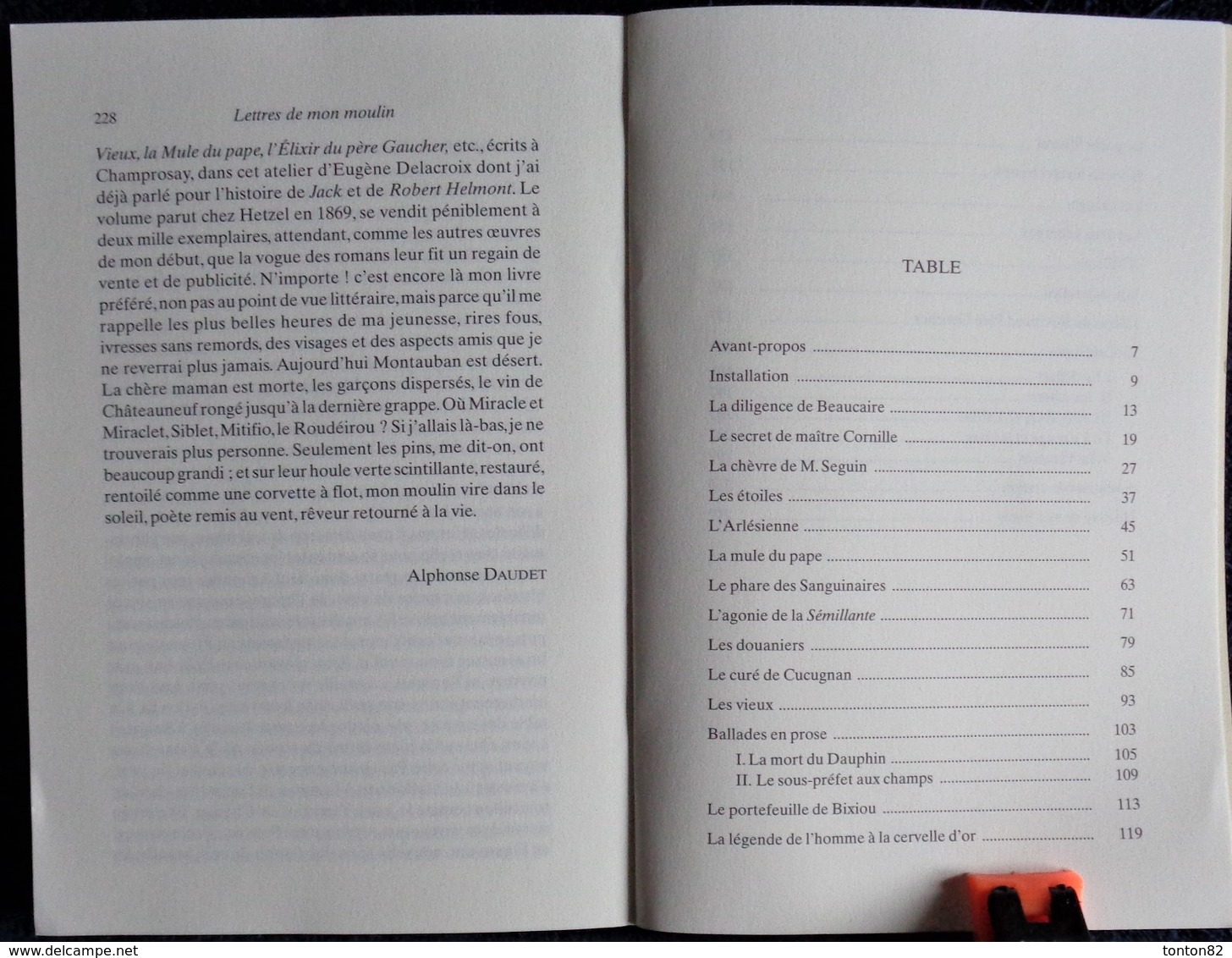 Alphonse Daudet - Lettres de mon moulin - Éditions Aubéron - ( 2007 ) .