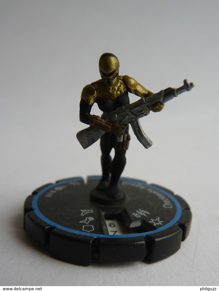 FIGURINE HEROCLIX DC CHEKMATE AGENT Rareté 3 Socle BLEU - Sonstige & Ohne Zuordnung