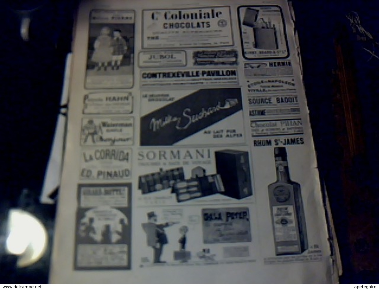 Publicité De Presse 30 X 40 Cm Année 1911 Pneus CONTINENTAL Paris Usines à Clichy VS DIfferentes Pubs Cf Photos - Publicités