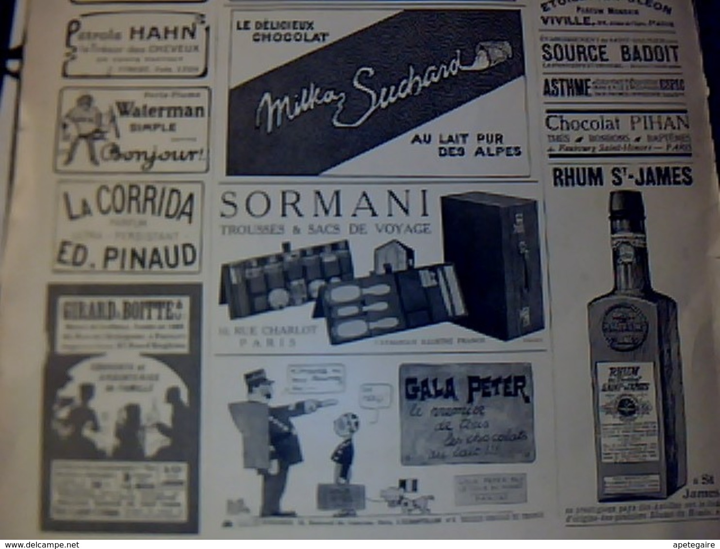 Publicité De Presse 30 X 40 Cm Année 1911 Pneus CONTINENTAL Paris Usines à Clichy VS DIfferentes Pubs Cf Photos - Publicités