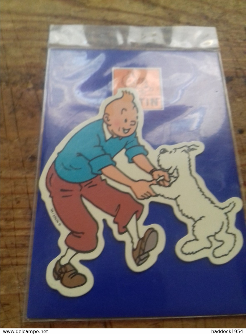 Tintin Et Milou Magnet HERGE Moulinsart 2001 - Autocollants