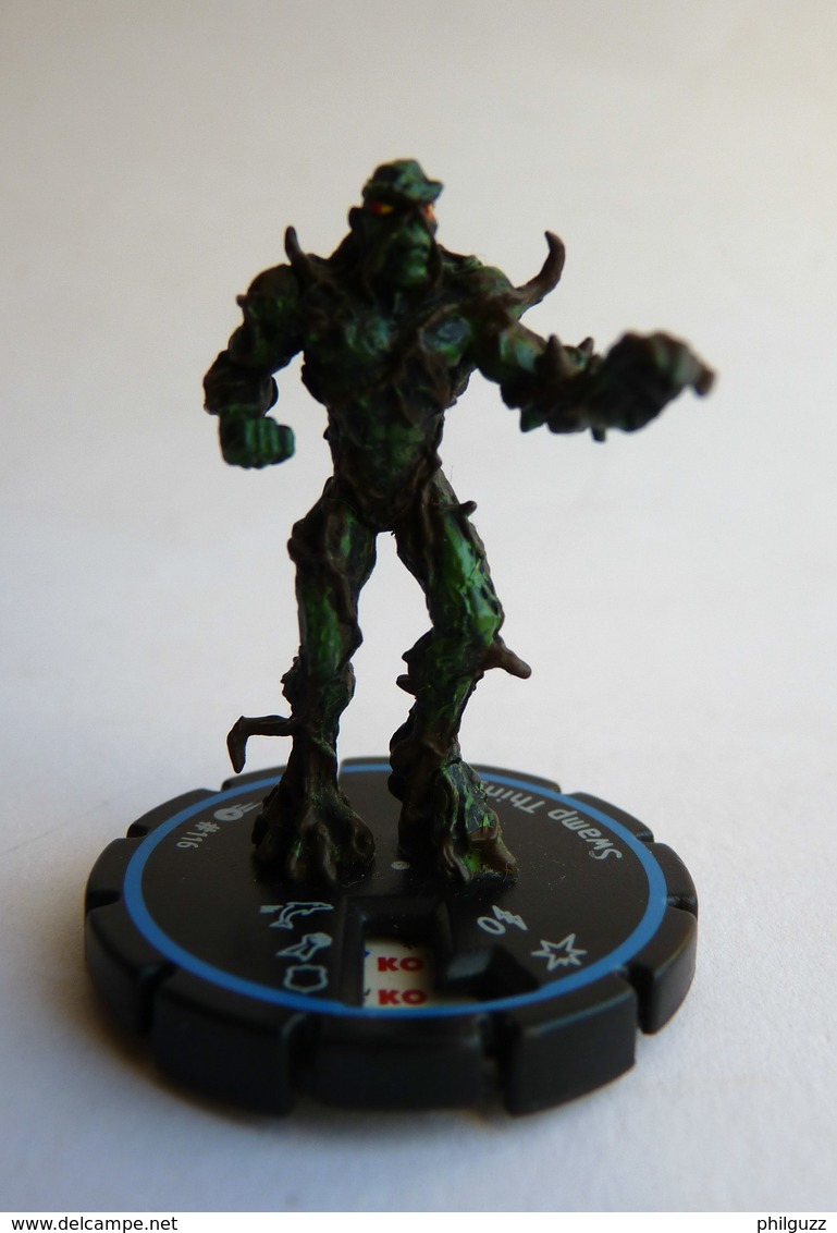 FIGURINE HEROCLIX DC  SWAMP THING Rareté 3 Socle BLEU - Gli Eroi Della Marvel