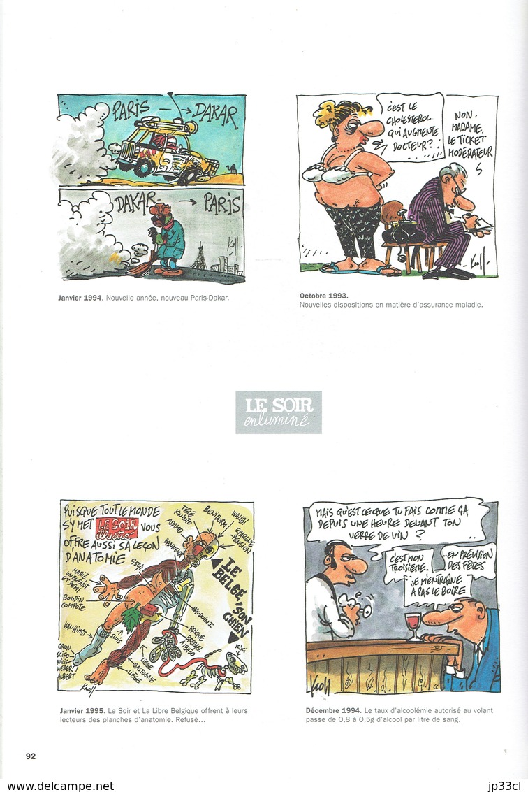 Pierre Kroll : C'est Pour Offrir (10 Ans De Petits Dessins), Luc Pire, 1995, 128 Pages - Humour