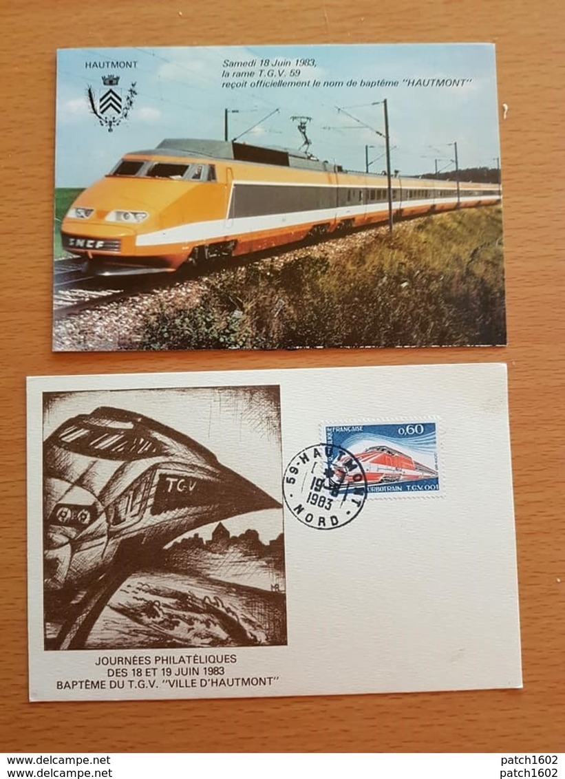 HAUTMONT Baptême Du TGV 18/19 Juin 1983 - Andere & Zonder Classificatie